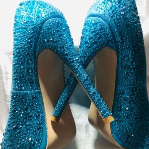 Lauren Lorraine Rhinestone Heels